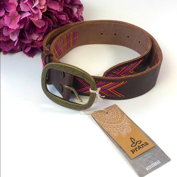 Prana Accessories - PrAna Aero Belt Brown Size XS/Small